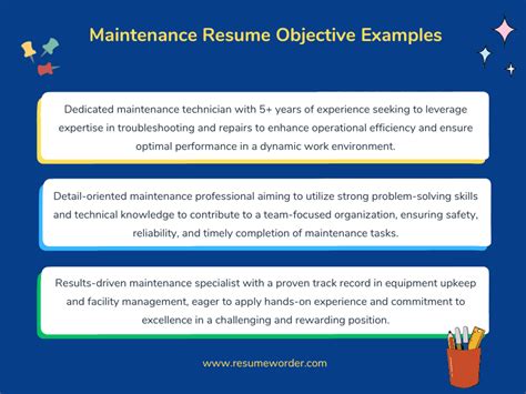 نتيجة الصورة لـ Building Maintenance Resume Objective