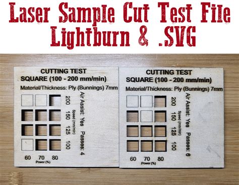 Image result for Laser Cutter Test File Image