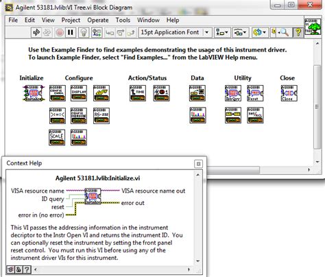 Toradh íomhá ar LabVIEW How Make Frequency Counter