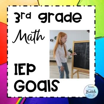 Image result for Math Goals for 3rd Grade