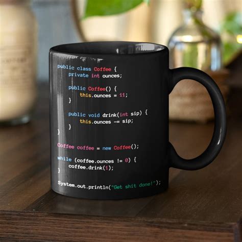Image result for Coding Snippets in Java On a Mug