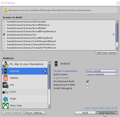 Image result for Unity Android Build Network Access