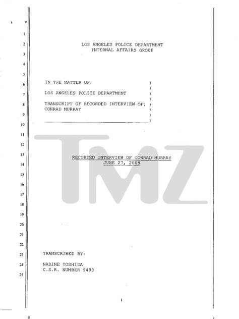 Image result for Police Interview Transcript