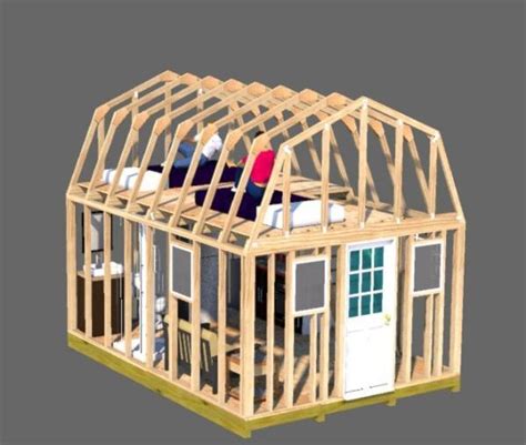 How to Build a 12X16 Shed with Loft に対する画像結果