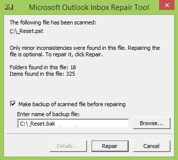 Image result for Scanpst Steps