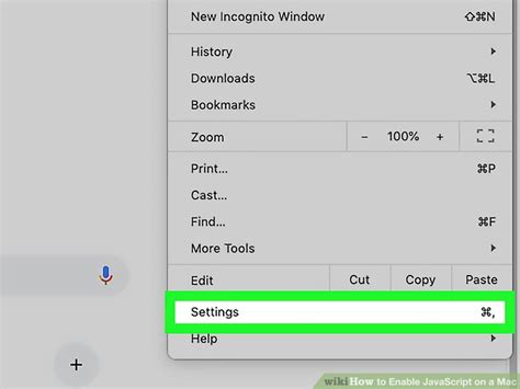 Image result for Chrome Mac JavaScript Enabled