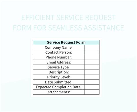 Image result for Service Request Form Format
