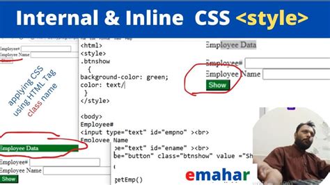 Image result for Internal CSS Coding in vs Code
