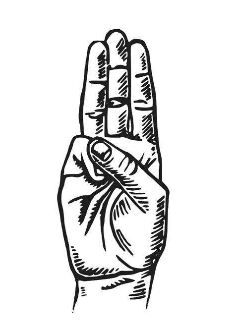 Image result for Scout Hand Sign Vector