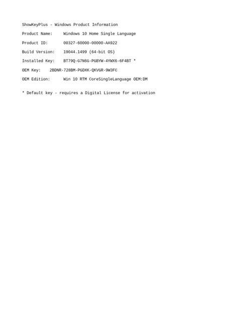 Windows 10 Single Language Key に対する画像結果