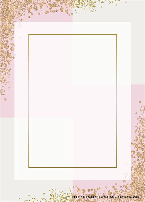 Toradh íomhá ar Blank Invitation Card Template