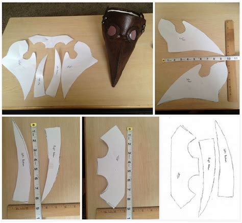 Afbeeldingsresultaten voor Plague Doctor Mask Pattern Free