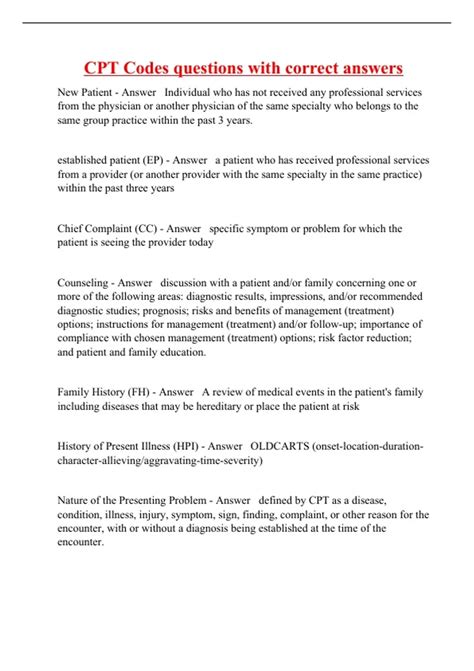Bildergebnis für Medical Coding CPT Practice Questions