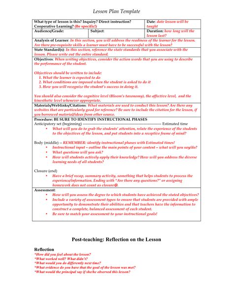 Toradh íomhá ar Sample Lesson Plan for Position Paper