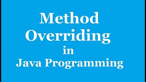 Toradh íomhá ar Overriding in Java Simple Program
