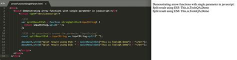 Image result for Arrow Function Syntax in JS