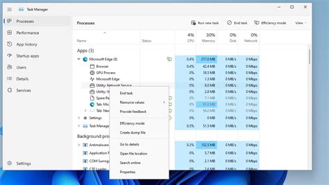 Toradh íomhá ar Windows 11 22N2 Task Manager