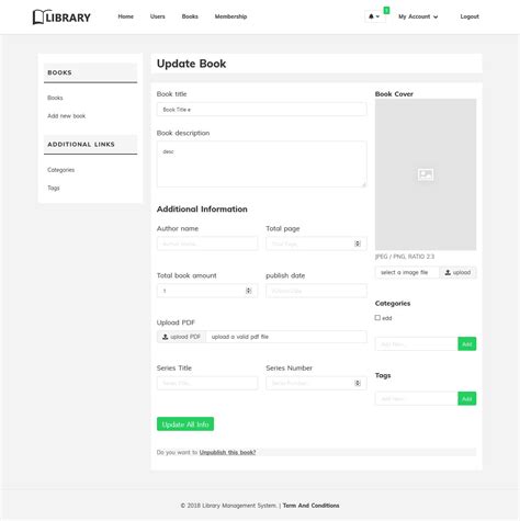 Image result for Library Management System Project Table with Laravel