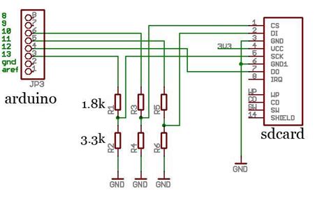 Afbeeldingsresultaten voor SD Card Arduino Connection