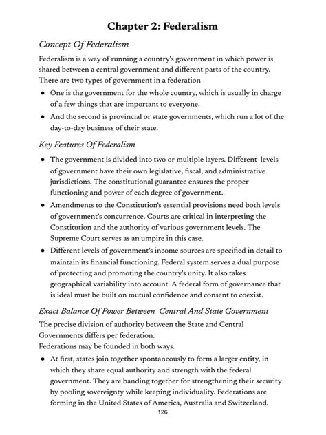 Toradh íomhá ar Drawing From Chapter Federalism Class 10