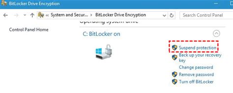 BitLocker Suspend Protection に対する画像結果