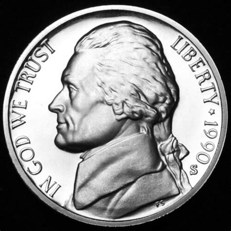 Image result for Nickel 1990 Proof