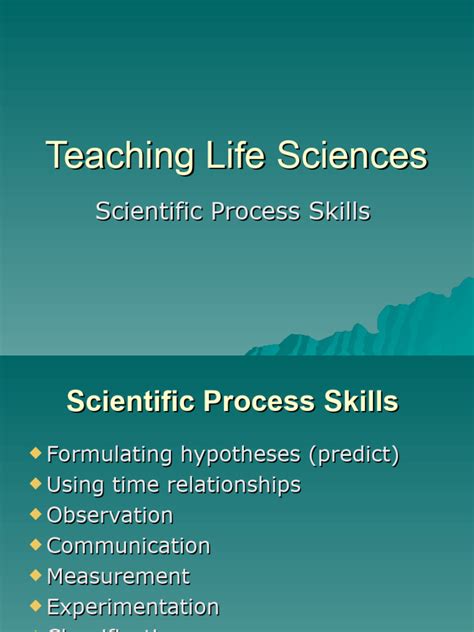 Image result for Science Process Skills Study Guide PDF