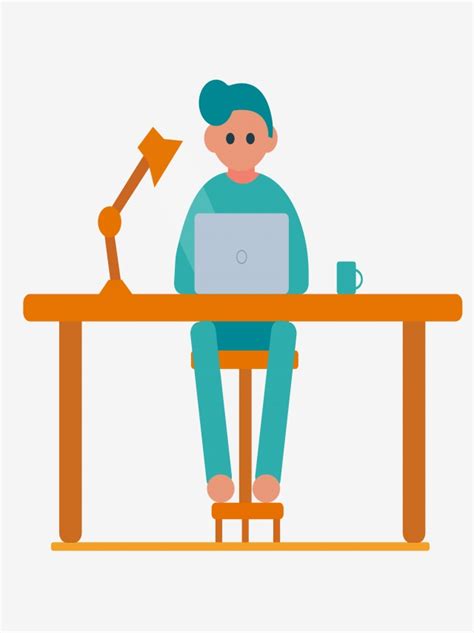 Image result for Desk and Computer Drawing