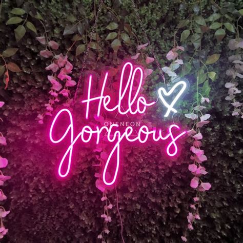 Neon Signs Hello Hand Some के लिए छवि परिणाम