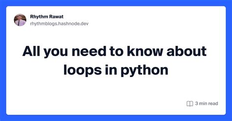Image result for Python When to Use Loops for Beginners