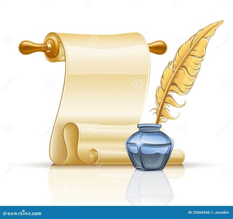 Toradh íomhá ar Feather Pen with Ink Sticker Design