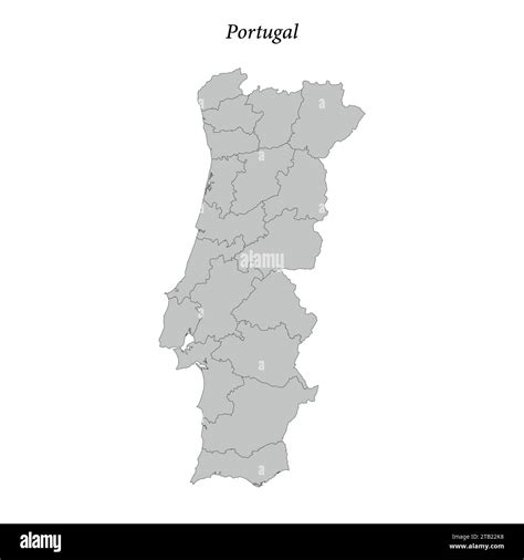 Toradh íomhá ar Simple Map of Portugal