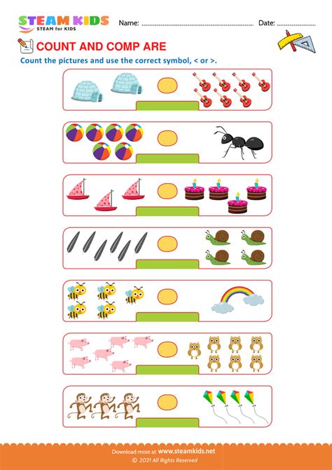 Comparing Numbers Examples for Kids に対する画像結果