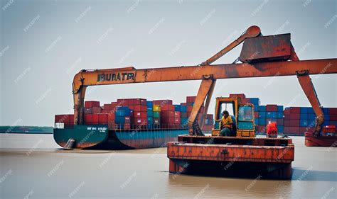 Image result for Barge Loading and Unloading