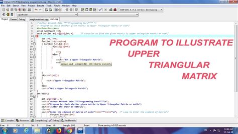 Upper Triangular Matrix Making に対する画像結果