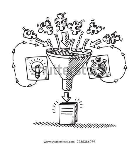 Image result for Funnel Process Drawing