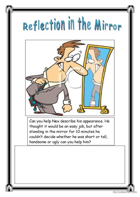 Image result for Reflection with Mirror Worksheet Multiple Choice Question Grade 6