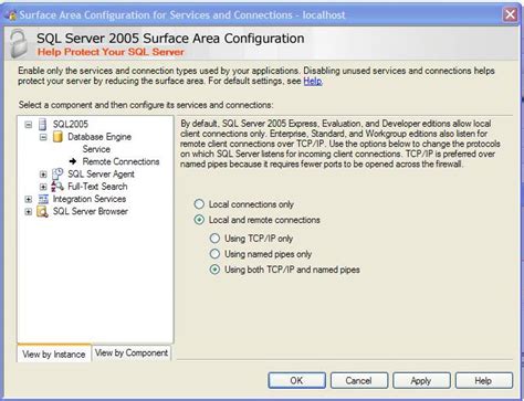 SQL Server Surface Area Configuration に対する画像結果
