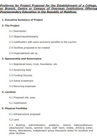 Image result for College Project Proposal Example
