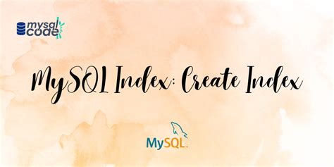 Image result for Creating Index in MySQL