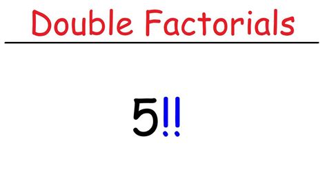 Toradh íomhá ar Double Factorial in Python