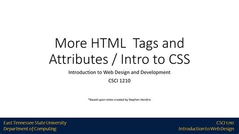 CSS Tags and Attributes に対する画像結果