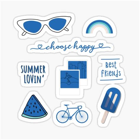 Image result for 1 Sticker Blue