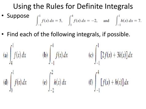 Image result for Definite Integral Rules
