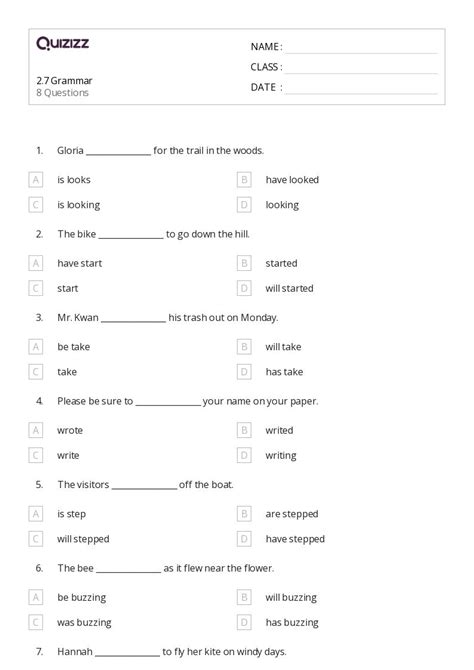 Image result for 3rd Grade Worksheets Correct Grammar