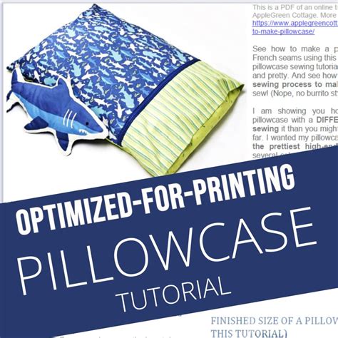 Afbeeldingsresultaten voor Free Pillowcase Sewing Pattern