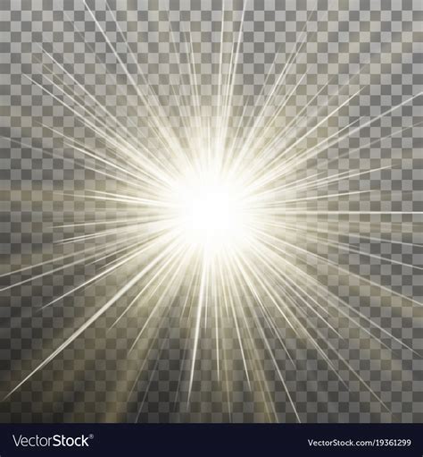 Toradh íomhá ar Transparent Light Burst Vector