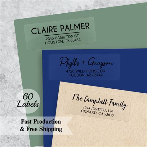 Toradh íomhá ar Custom Address Labels