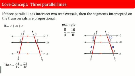 Toradh íomhá ar Triangle Parallel Lines Proportion