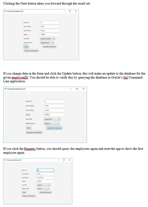 Image result for JavaFX Employee Template